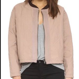 Free People Quilted Aviator Jacket